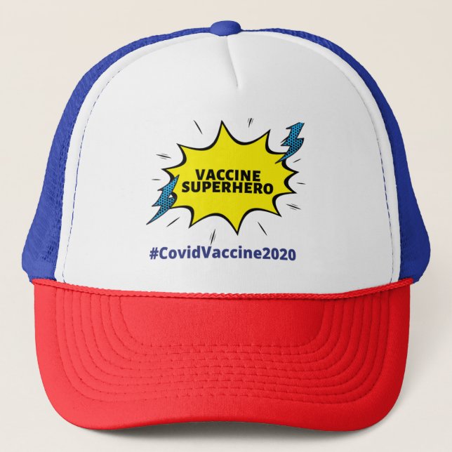 Vaccine Superhero Hat (Front)