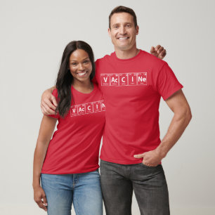 Vaccine (V-Ac-C-I-Ne) Periodic Elements Spelling T-Shirt