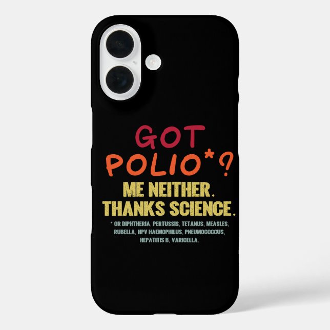Vaccines Work Thanks Science Epidemiology Student  Case-Mate iPhone Case (Back)