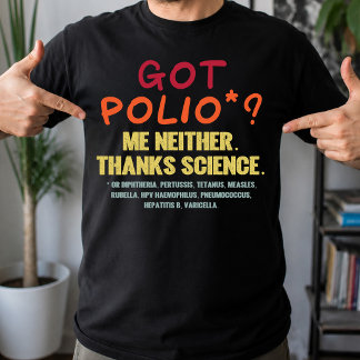 Vaccines Work Thanks Science Epidemiology Student  T-Shirt