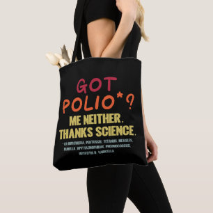 Vaccines Work Thanks Science Epidemiology Student  Tote Bag