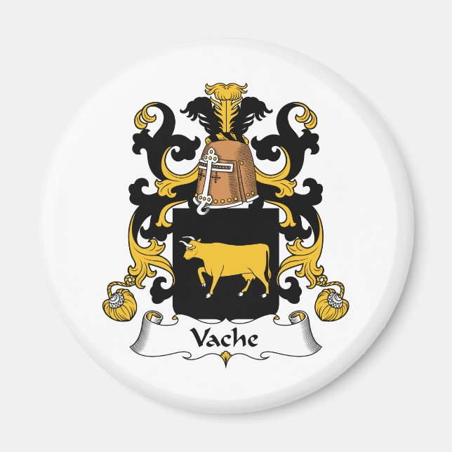 Vache Family Crest Magnet (Front)