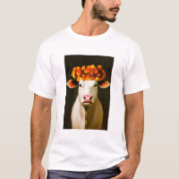 Vache fleurie