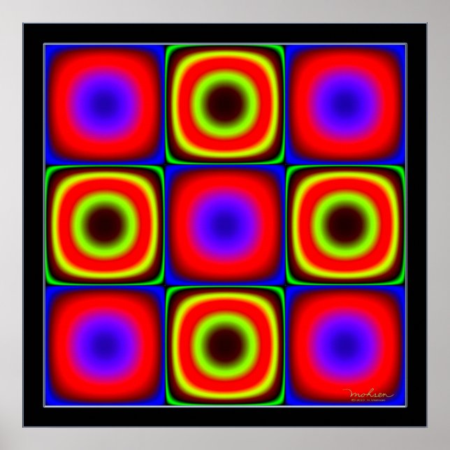 Vacillating Colour Combinations Poster (Front)