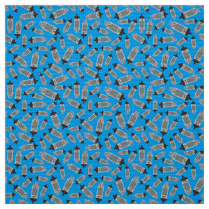Vacuum Tubes Radio Buff Fabric