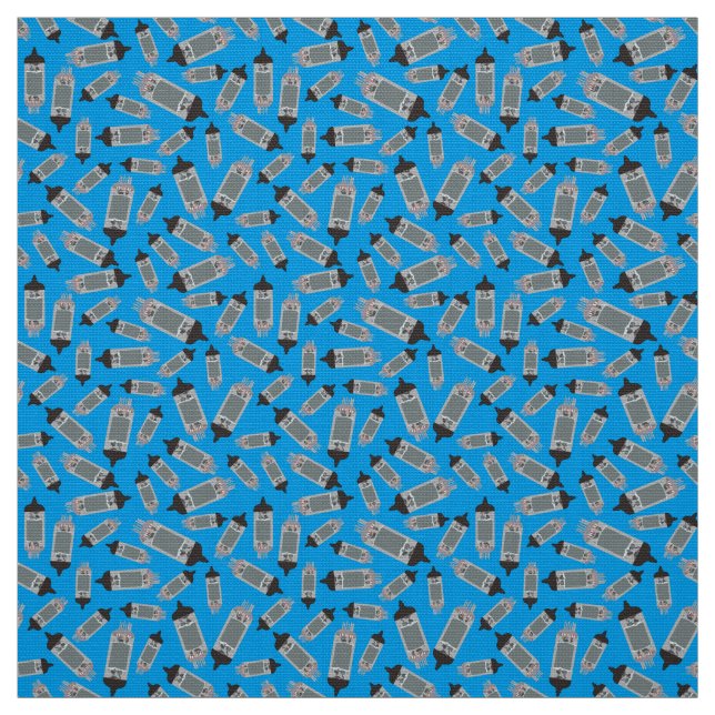 Vacuum Tubes Radio Buff Fabric (Swatch)