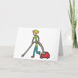 Vacuuming Card