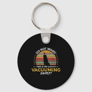 Vacuuming Funny Carpet Vacuum Quote Retro Toy 80s  Key Ring