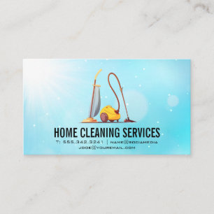Vacuums Logo Business Card