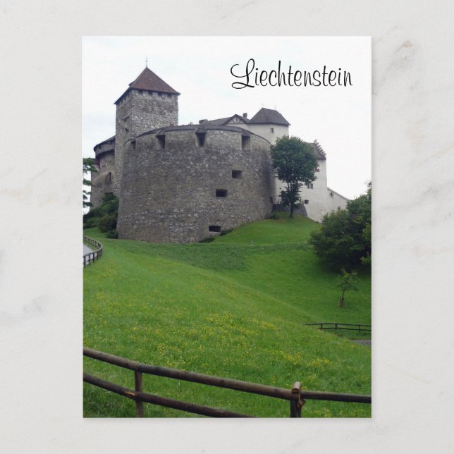 vaduz castle liechtenstein postcard (Front)