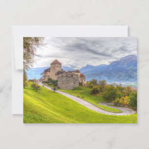 Vaduz Castle Liechtenstein                Postcard