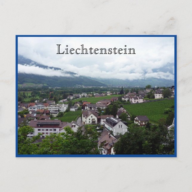 vaduz city liechtenstein postcard (Front)
