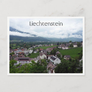 vaduz city postcard