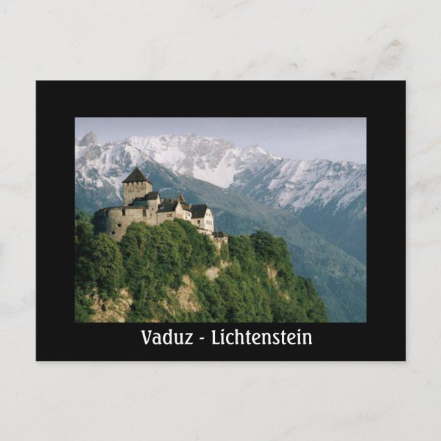Vaduz - Lichtenstein Postcard (Front)