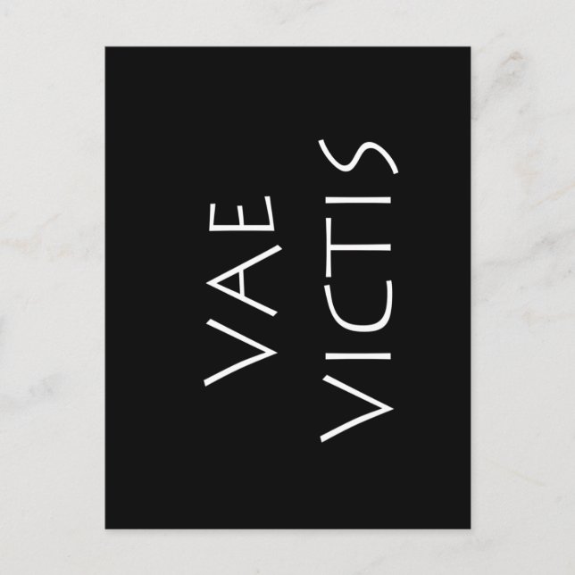 Vae victis postcard (Front)