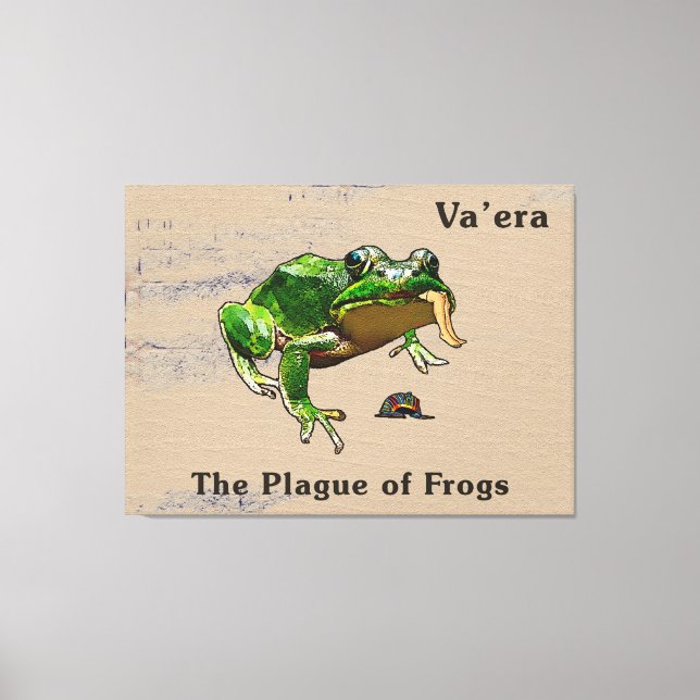 Va'era - Frogs Canvas Print (Front)
