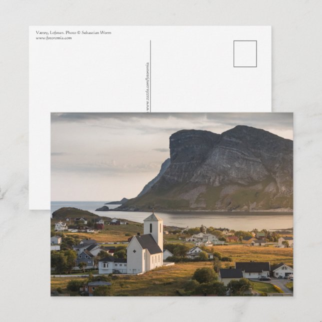 Vaeroy Lofoten Norway Postcard (Front/Back)