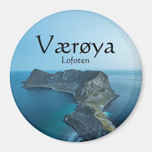 Vaeroya Lofoten Islands Magnet (Front)