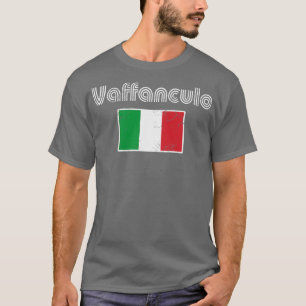 Vaffanculo Italian Flag Italia Italy Retro T-Shirt