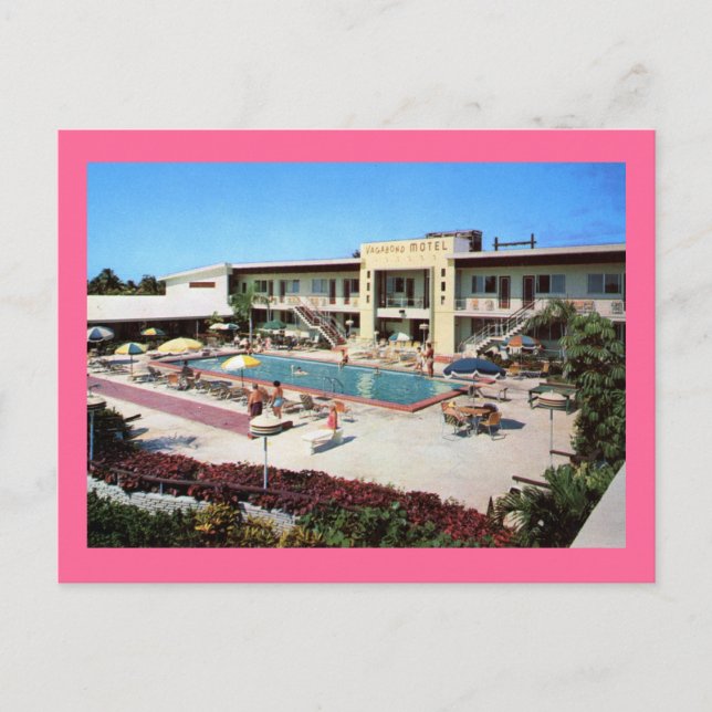 Vagabond Motel, Miami, Florida Postcard (Front)