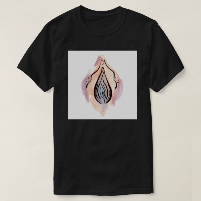 Vagina No. 10 Art Print T-Shirt (Design Front)