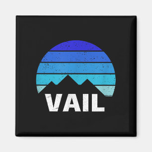 Vail, Colorado Bluebird Day  Magnet