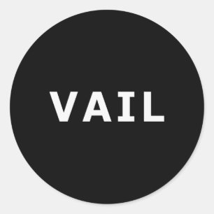 Vail, Colorado Classic Round Sticker