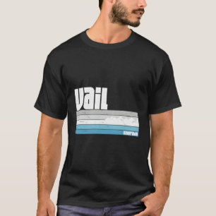 Vail Colorado Co Mountain Retro Vintage Skiing Hik T-Shirt