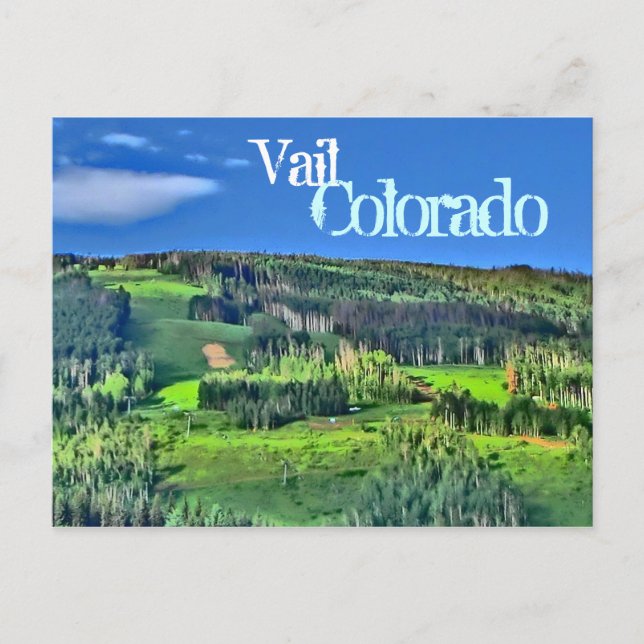 Vail Colorado colour postcard (Front)