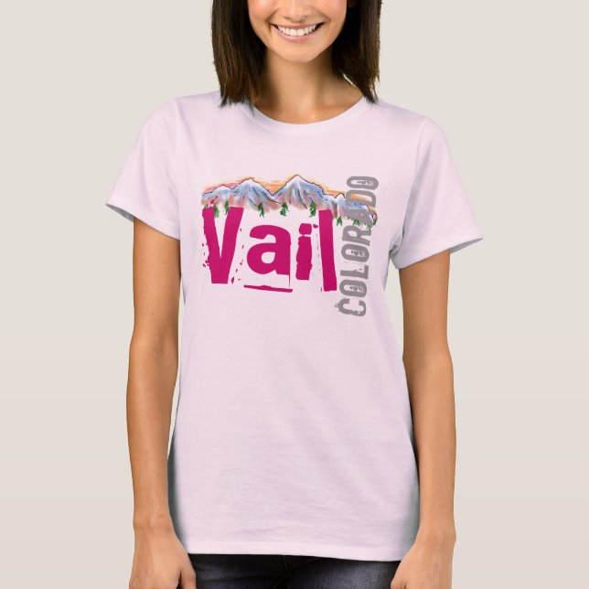 Vail Colorado ladies tee (Front)