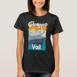 Vail Colorado Mountain State Rocky Mountains Skiin T-Shirt