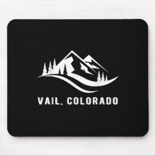 Vail Colorado Mountains Souvenir Memorabilia Winte Mouse Pad