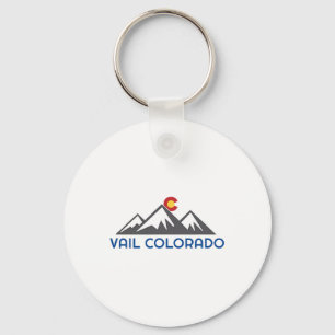 Vail, Colorado Rocky Mountain Key Ring
