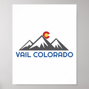 Vail, Colorado Rocky Mountain Poster