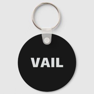 Vail Colorado - Rocky Mountain Skiing And Snowboar Key Ring
