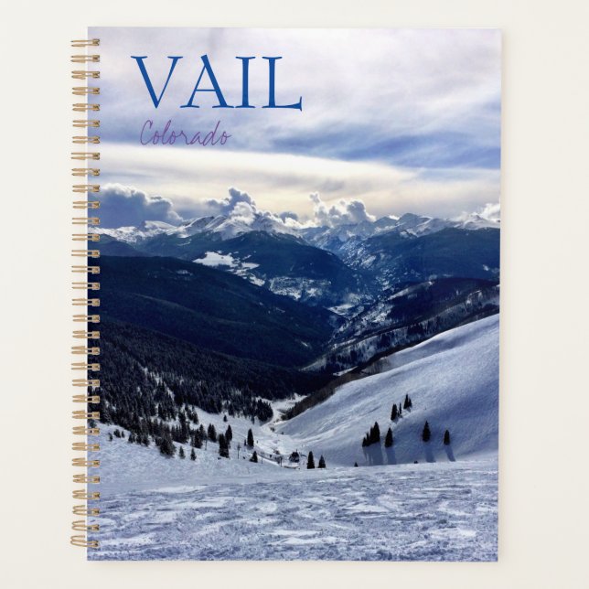 Vail Colorado Scenic Year Planner Notebook (Front)
