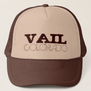Vail Colorado simple brown hat