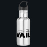 Vail Colorado Ski Jumper 532 Ml Water Bottle<br><div class="desc">Vail,  Colorado has one of the best and most famous ski resorts in the state,  stunning mountain scenery,  and endless recreation. This great vintage design has a retro look.</div>