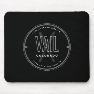 Vail Colorado Ski Mouse Pad