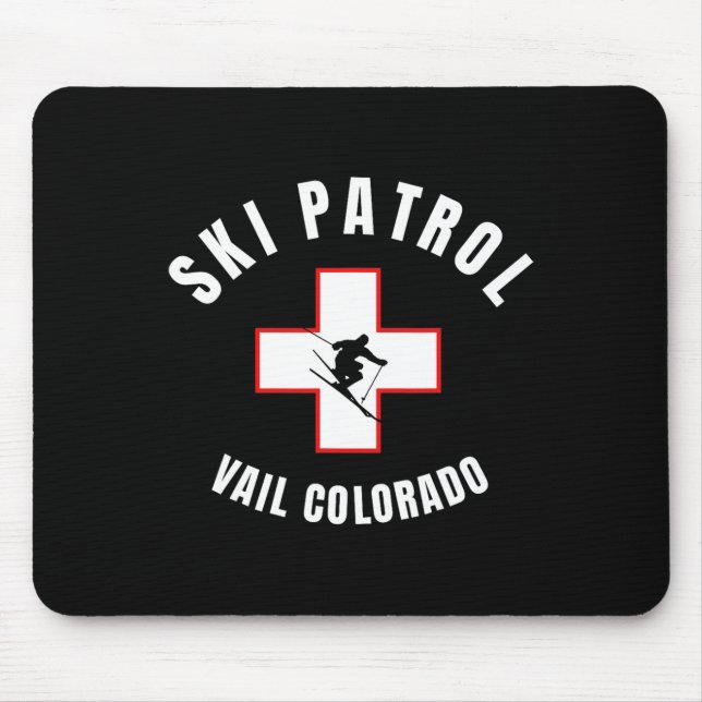 Vail Colorado Ski Patrol  Mouse Pad (Front)