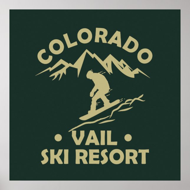 Vail Colorado ski resort Poster (Front)