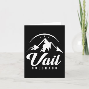 Vail Colorado Ski Resort Skiing Snowboarding Card