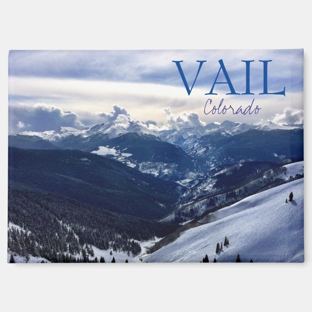Vail Colorado Souvenir Fridge Magnet Gift (Front)