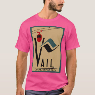 Vail Colorado Vintage Travel Decal T-Shirt