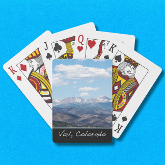 Vail Mountains Colorado  Playing Cards