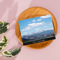 Vail Mountains Colorado Postcard