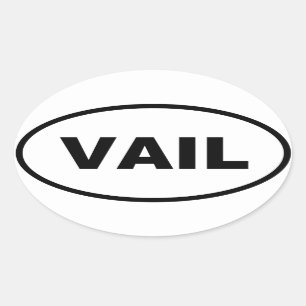 VAIL OVAL STICKER