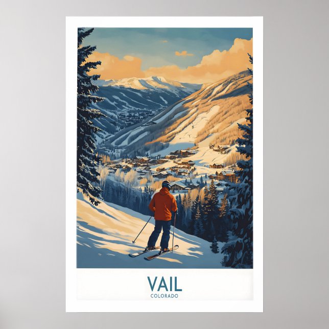 Vail Poster Colorado Ski Print 1 (Front)
