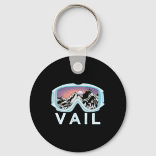 Vail Ski Snowboard Designvail Key Ring