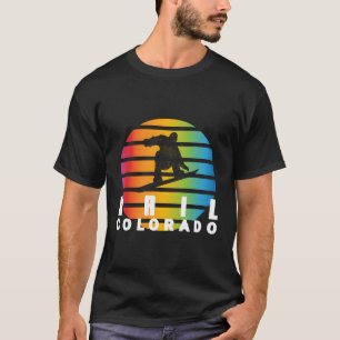 Vail Snowboard Sun Snowboarder Vail Colorado Winte T-Shirt